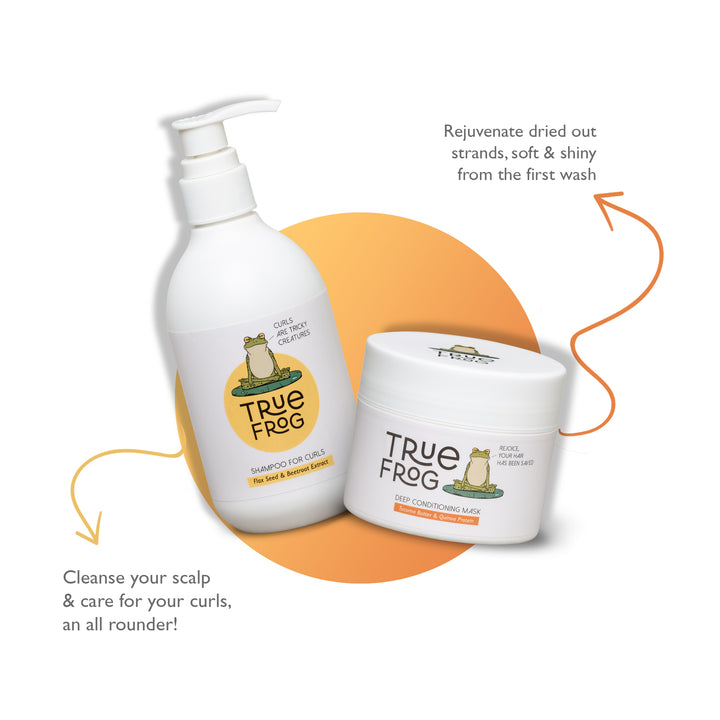 Shampoo for Curls & Deep Conditioning Mask - 250ml+200gm