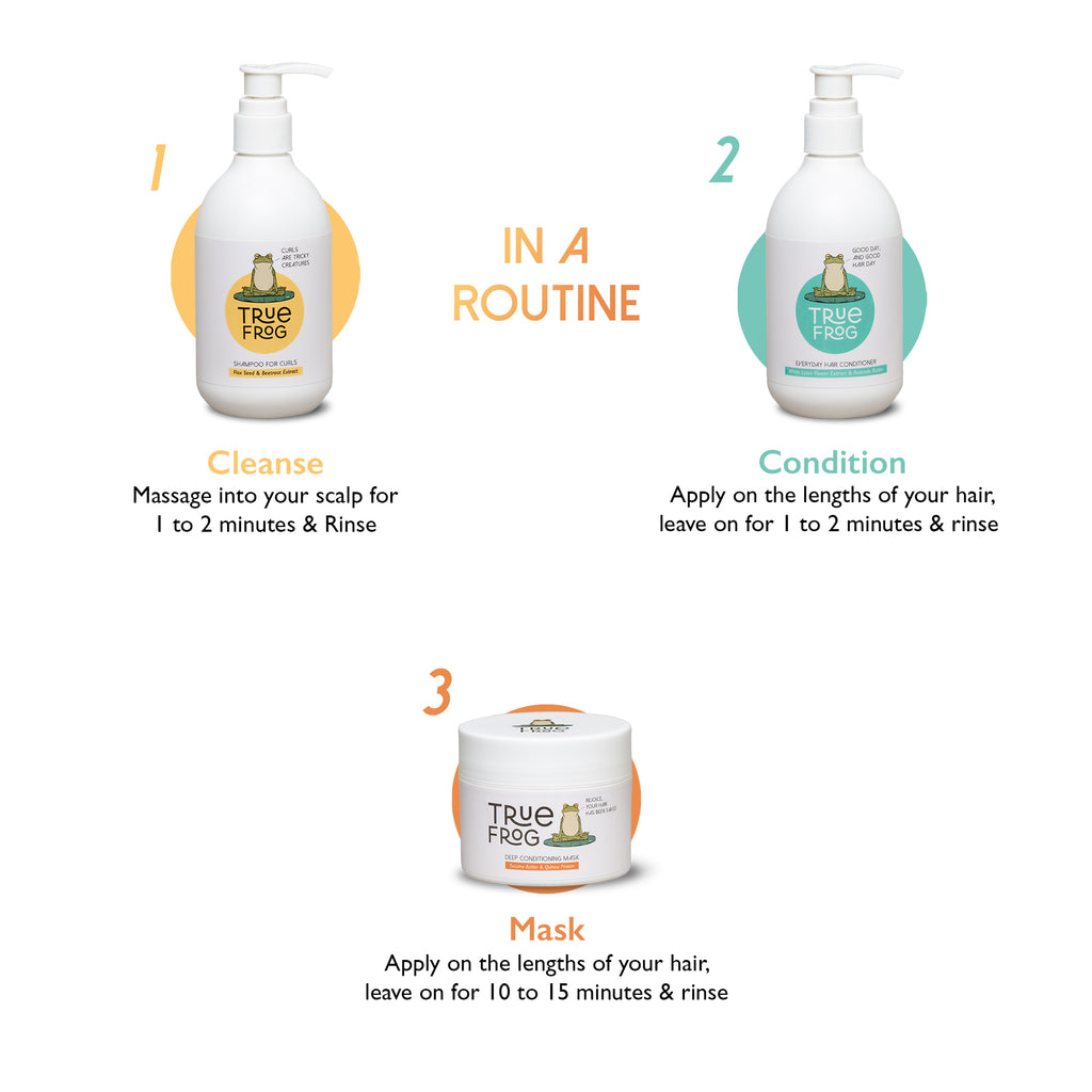 Shampoo for Curls & Deep Conditioning Mask - 250ml+200gm